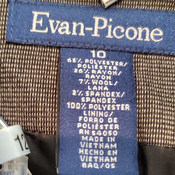 Evan Picone Pants - Evan Picone Black and White Garment